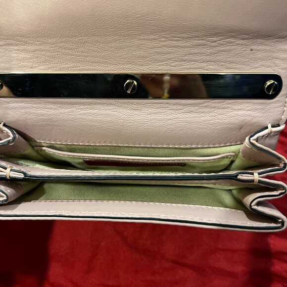 Valentino Pink Leather Bow Mini Flap Bag - Picture 9 of 15